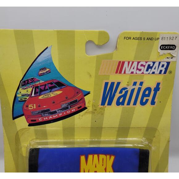 Vintage 1992 Peachtree Playthings Mark Martin NASCAR Wallet NOS READ - Picture 3 of 9